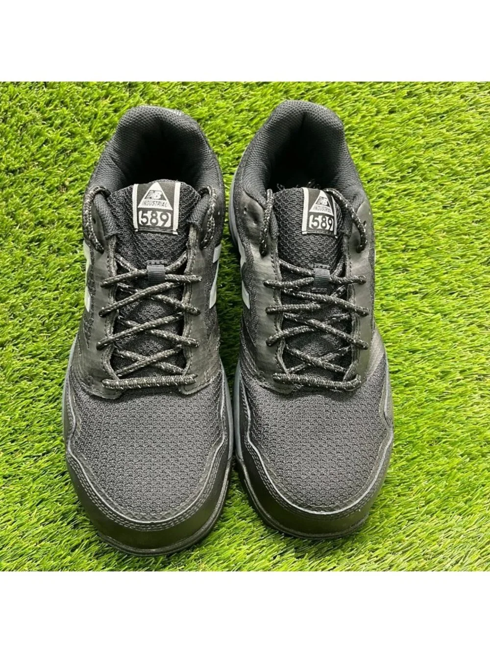 New Balance 589v1 Mens Size 10.5EE Black White Composite Toe Safety Work Shoes